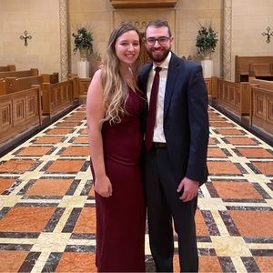 Burgundy Evening Dress!